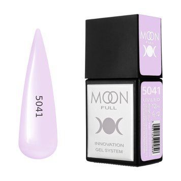 Гель-лак MOON FULL Amazing Color Gel polish №5041 світло-бузковий, 12 мл AMFC5041 фото
