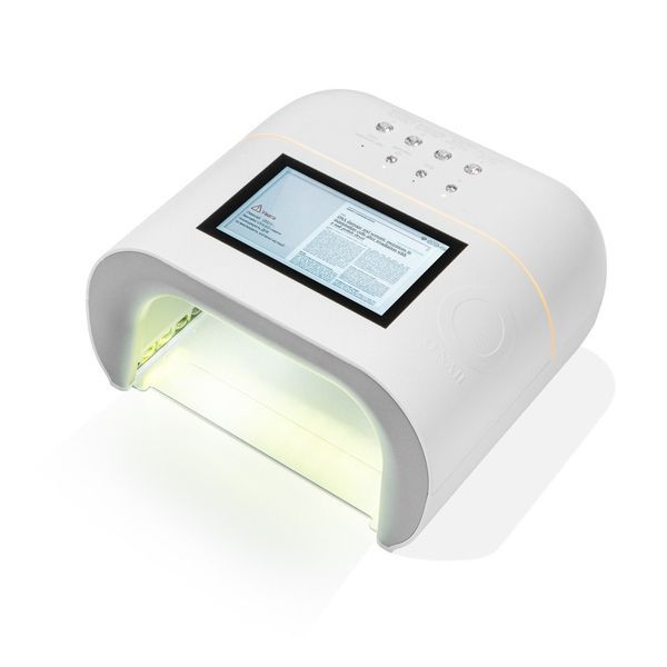 Комплект O NAIL для маникюра: лампа O NAIL UV/LED с технологиями ИИ и подлокотник O NAIL в белом цветах KONAIL01 фото