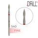 Фреза алмазна DRILL ME №540 Полум&rsquo;я 2.3 мм, червоне насічка DRILLME540 фото 1