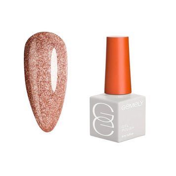 Гель-лак кошачий глаз GEMELY ex GA&MA Cat color 010 | Кэт колор 010 блестящий терракотовый, 6 мл GEXG010 фото
