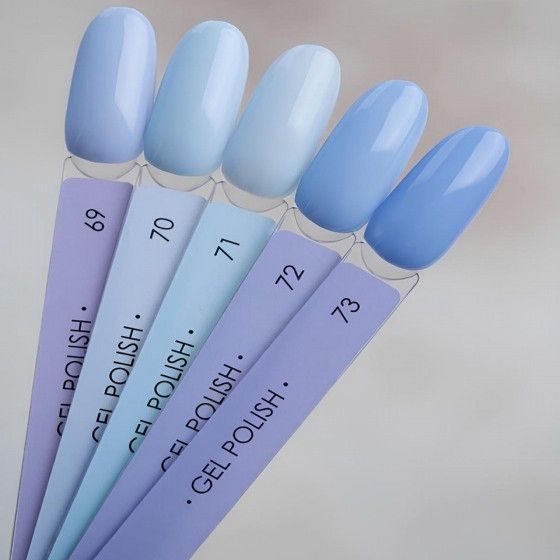 Гель-лак Dark Gel Polish №72 лавандово-блакитний, 6 мл DGP7206 фото