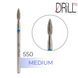 Фреза алмазна DRILL ME №550 Полум&rsquo;я 2.3 мм, синя насічка DRILLME550 фото 1