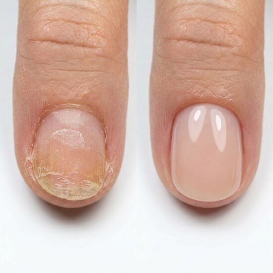 Лак-зміцнювач для нігтів Resultum Nail Polish Hardener S.O.S + Calcium & Vitamins, бежевий, 11 мл CR05 фото
