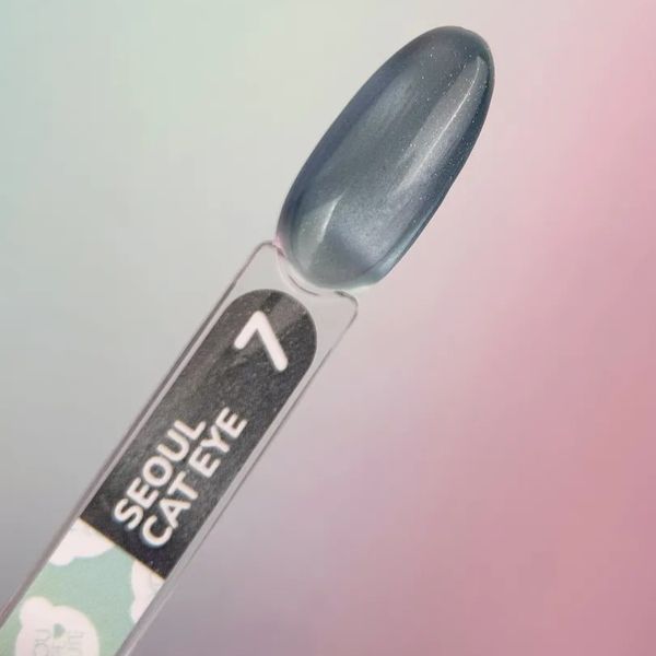 Гель лак кошачий глаз YOU ARE CUTE Color Seoul Cat Eye №7, серо-сиреневой, 5 мл YACCE07 фото