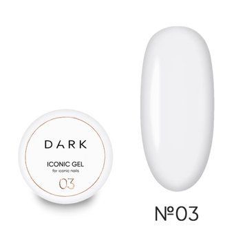 Гель для наращивания DARK Iconic Gel 03, 15 мл DICG0315 фото