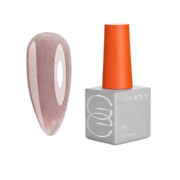 Гель для нарощування GEMELY Fast Builder gel 33 / Фаст Білдер гель 33, бежевий з блискітками, 15 мл GFBG3315 фото
