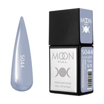 Гель-лак MOON FULL Amazing Color Gel polish №5044 холодний сірий, 12 мл AMFC5044 фото