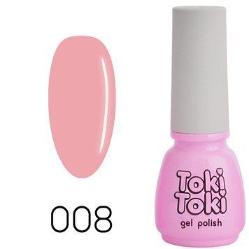 Гель-лак Toki Toki 008, 5 мл, французька троянда TT008 фото