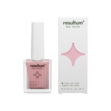 Лак-зміцнювач для нігтів Resultum Nail Polish Hardener S.O.S + Shea Butter, рожевий, 11 мл CR06 фото