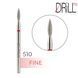 Фреза алмазная DRILL ME №510 Пламя 1.9 мм, красная насечка DRILLME510 фото 1